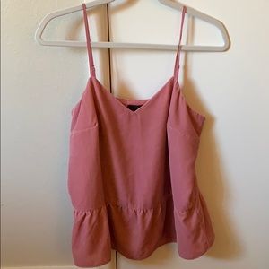 J Crew Pink Velvet Top